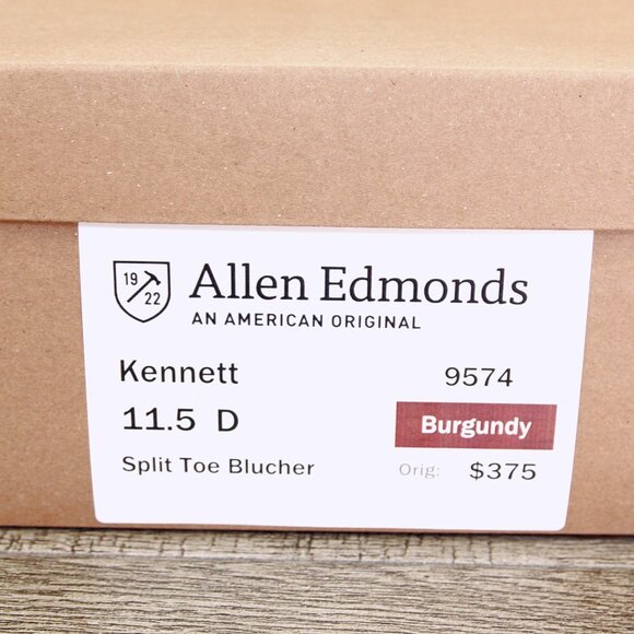 Allen Edmonds KENNETT 11.5 D Burgundy * add $15 new Cedar Trees main image 7